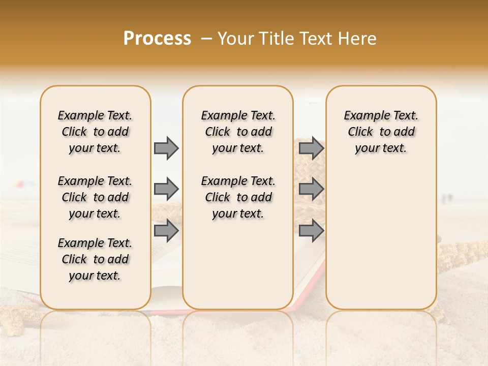 Background Sea Seashell PowerPoint Template