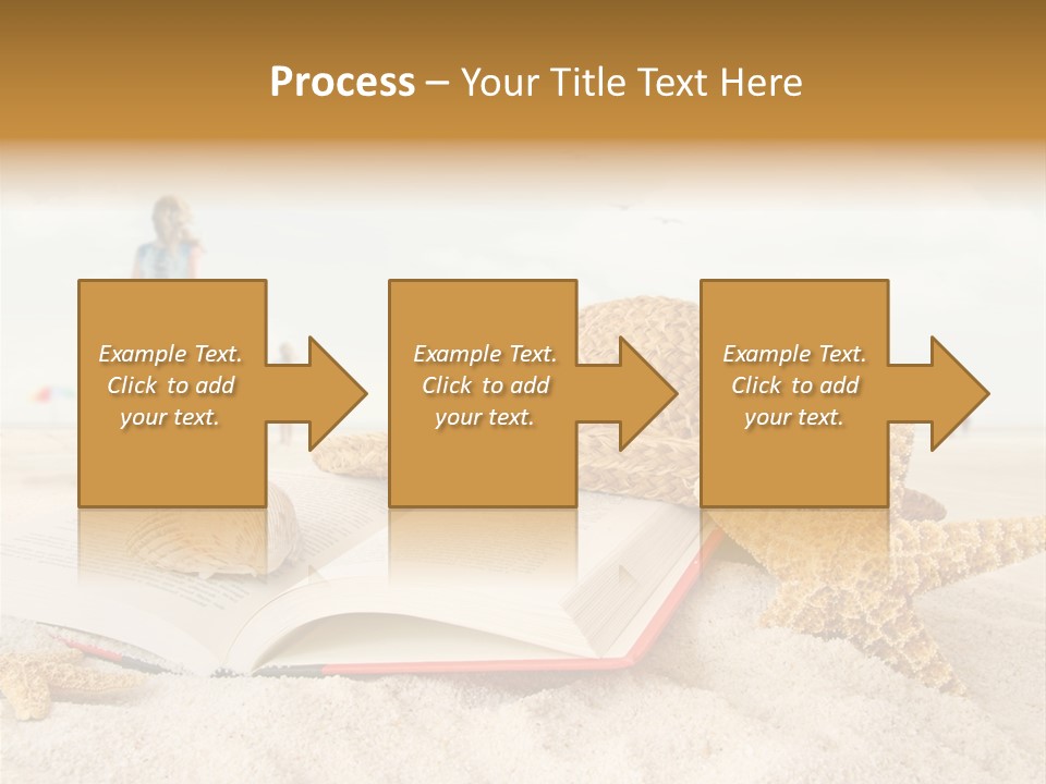 Background Sea Seashell PowerPoint Template