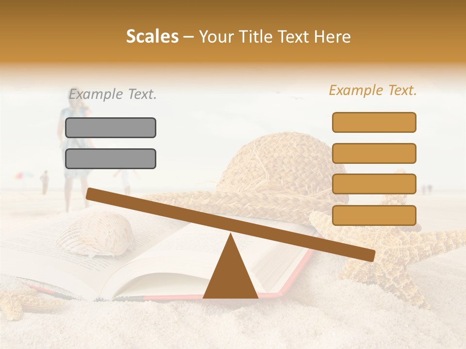 Background Sea Seashell PowerPoint Template