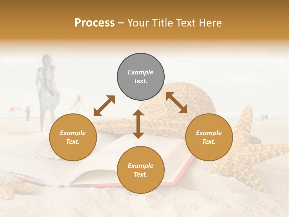 Background Sea Seashell PowerPoint Template