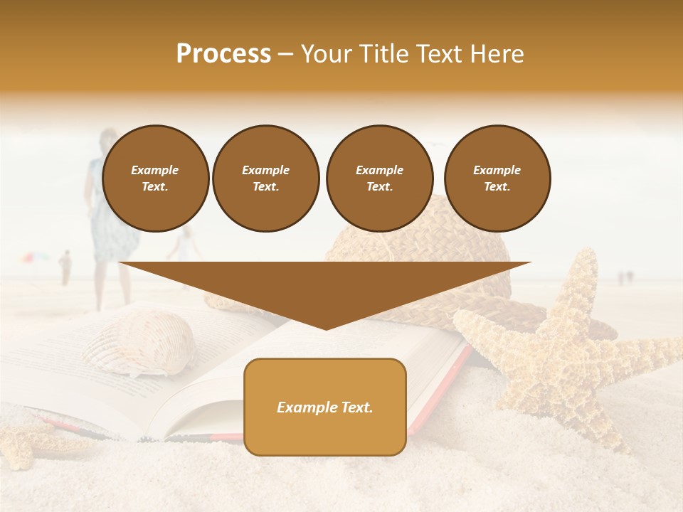 Background Sea Seashell PowerPoint Template