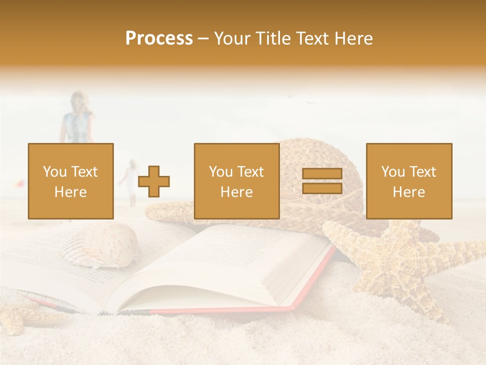 Background Sea Seashell PowerPoint Template