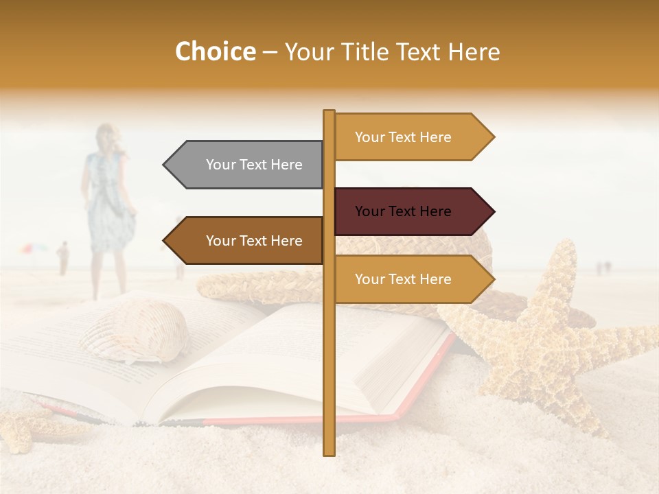 Background Sea Seashell PowerPoint Template