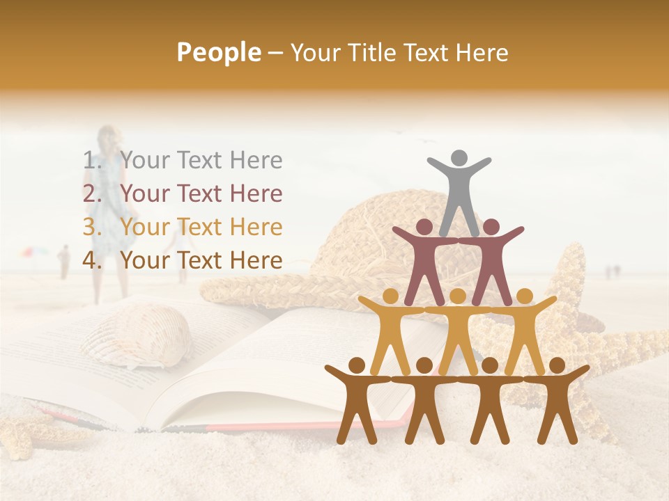 Background Sea Seashell PowerPoint Template