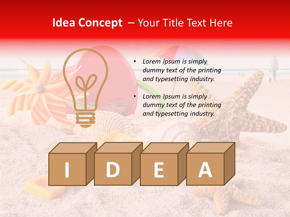 Nature Copy Space Summer PowerPoint Template