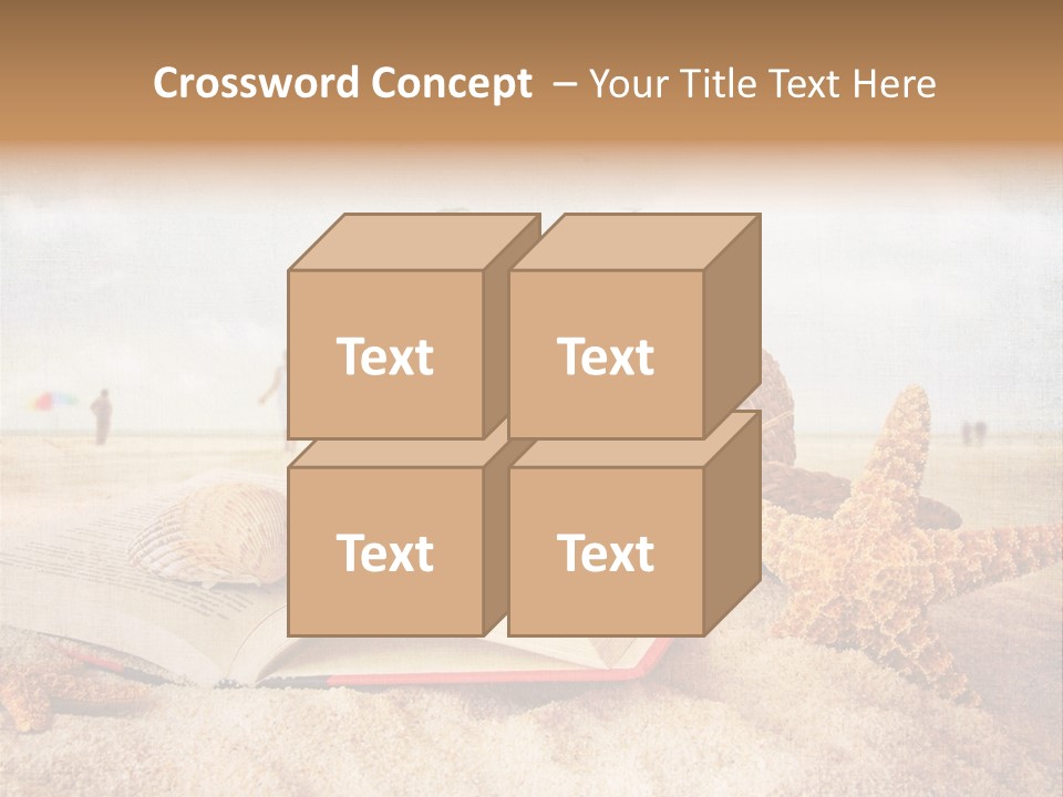 Page Straw Horizontal PowerPoint Template