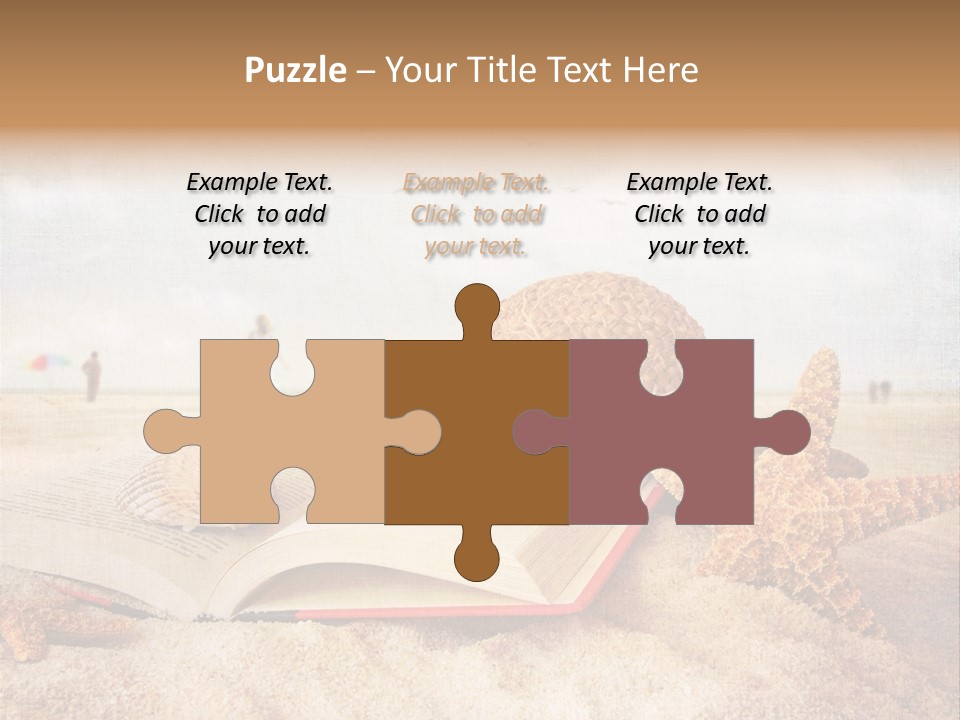 Page Straw Horizontal PowerPoint Template