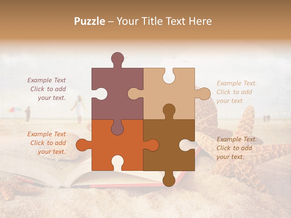 Page Straw Horizontal PowerPoint Template