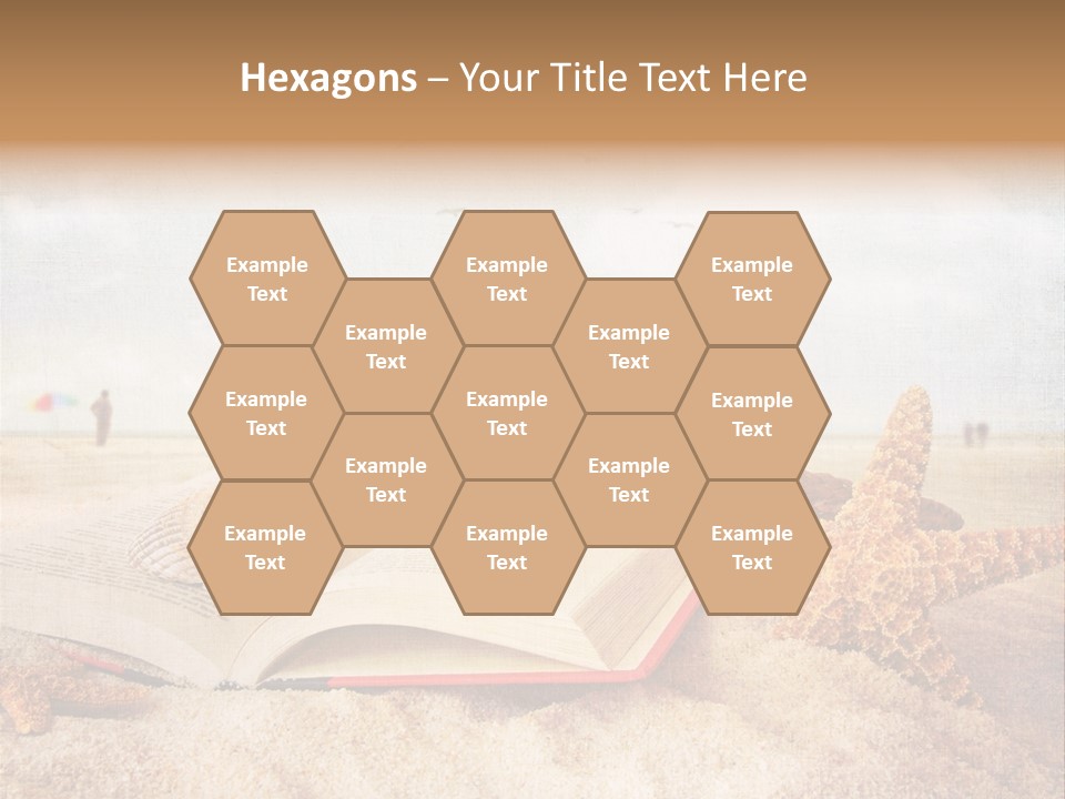 Page Straw Horizontal PowerPoint Template