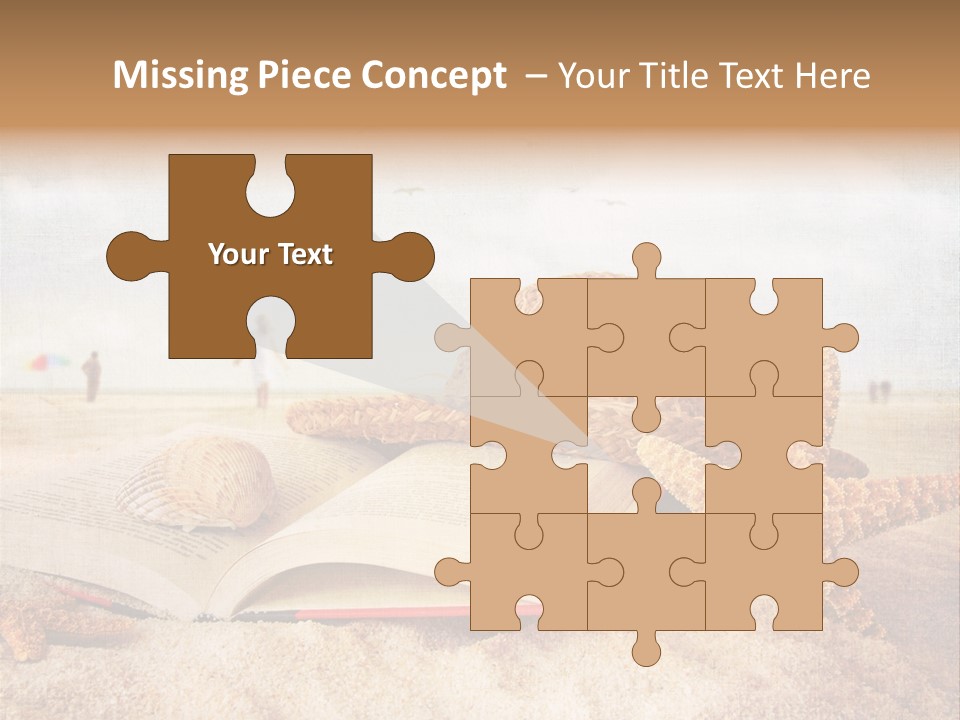 Page Straw Horizontal PowerPoint Template