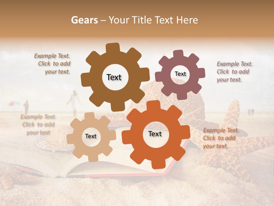 Page Straw Horizontal PowerPoint Template