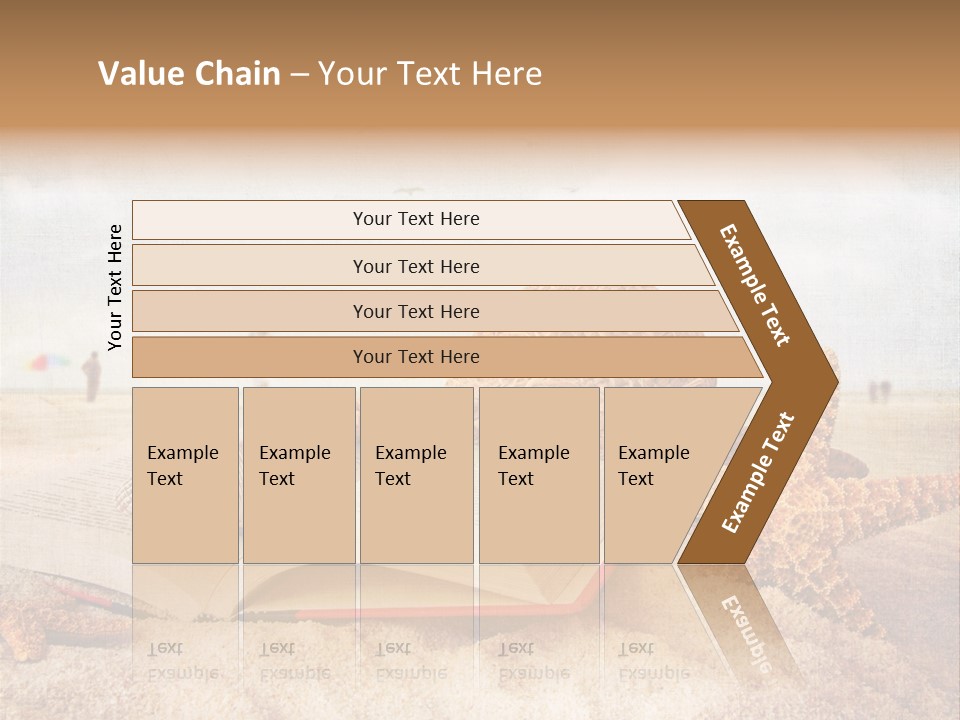 Page Straw Horizontal PowerPoint Template