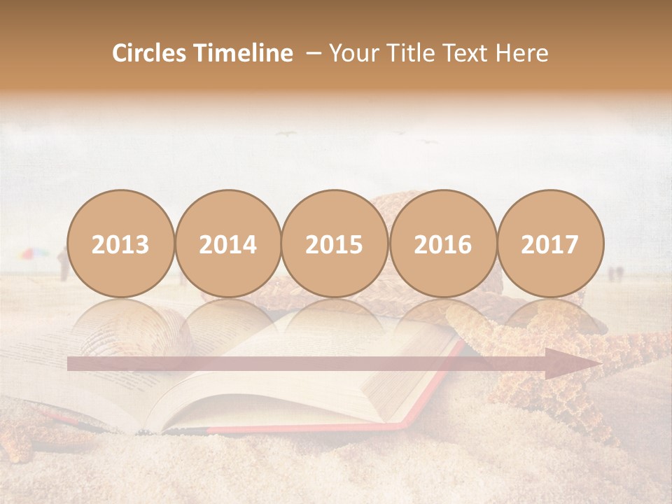 Page Straw Horizontal PowerPoint Template