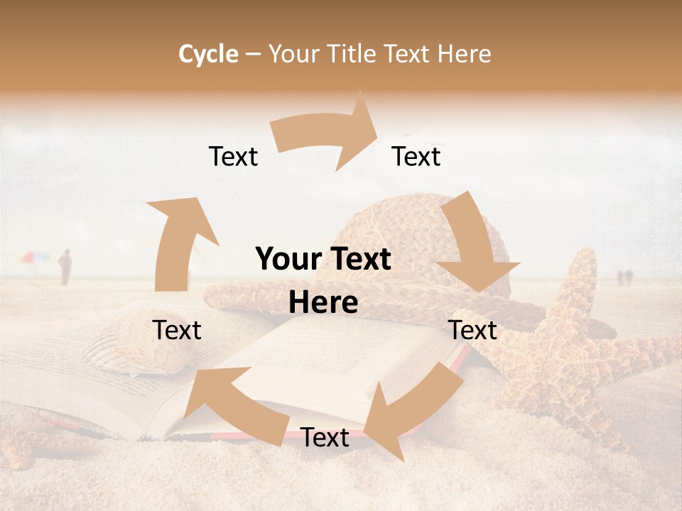 Page Straw Horizontal PowerPoint Template