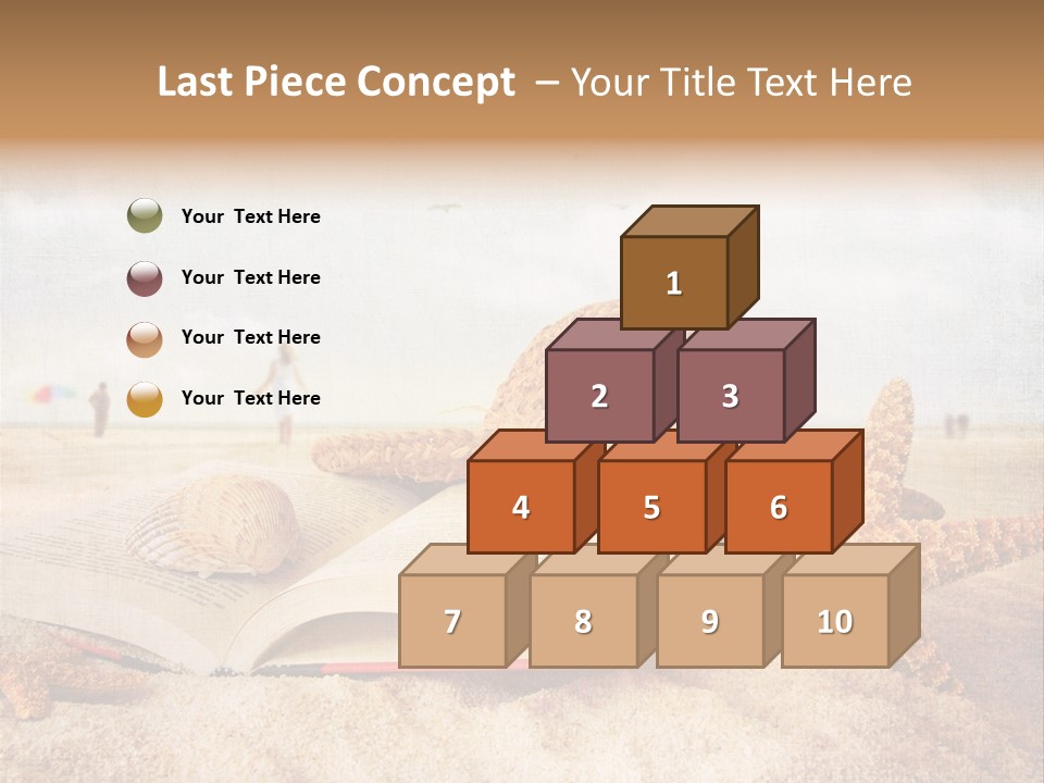 Page Straw Horizontal PowerPoint Template