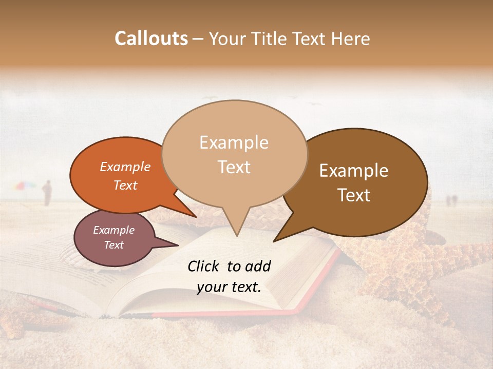 Page Straw Horizontal PowerPoint Template