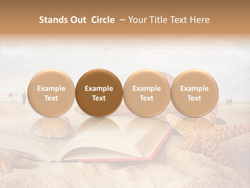 Page Straw Horizontal PowerPoint Template