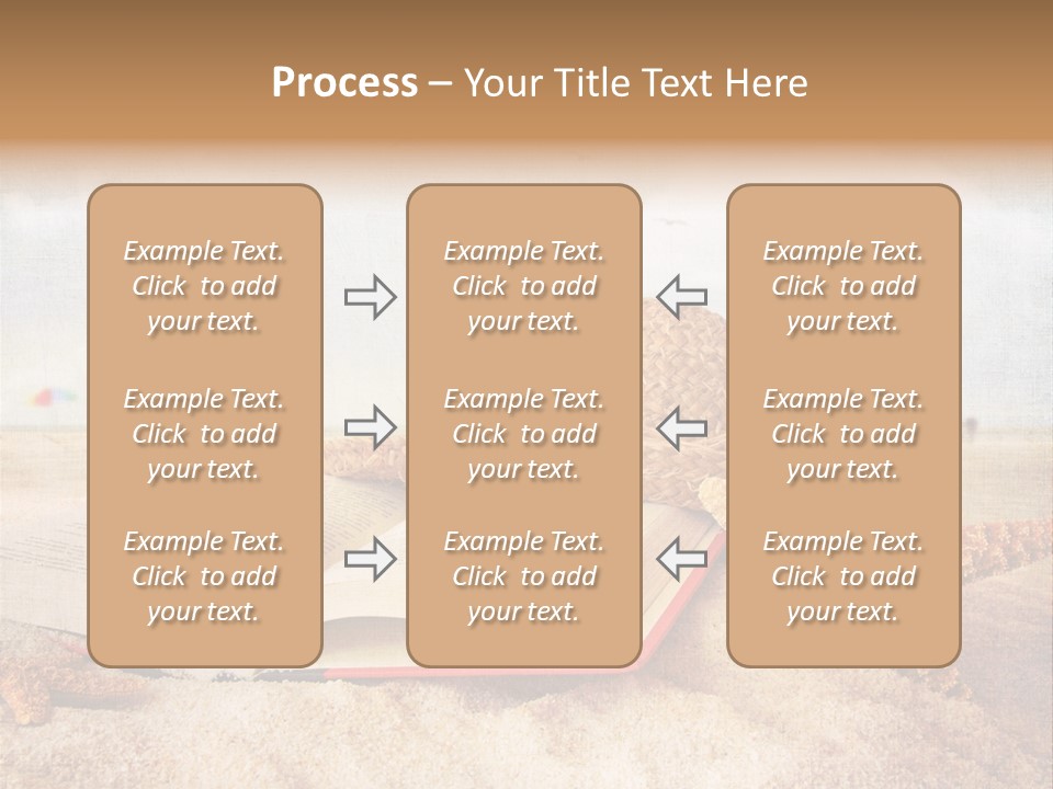 Page Straw Horizontal PowerPoint Template