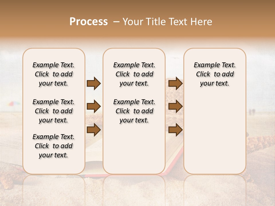 Page Straw Horizontal PowerPoint Template