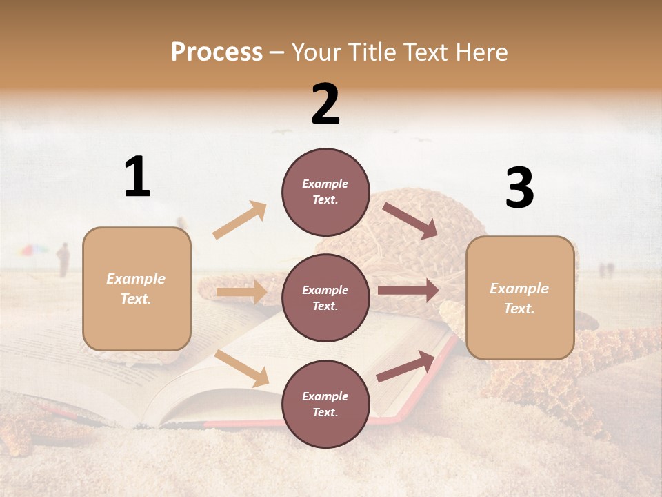 Page Straw Horizontal PowerPoint Template