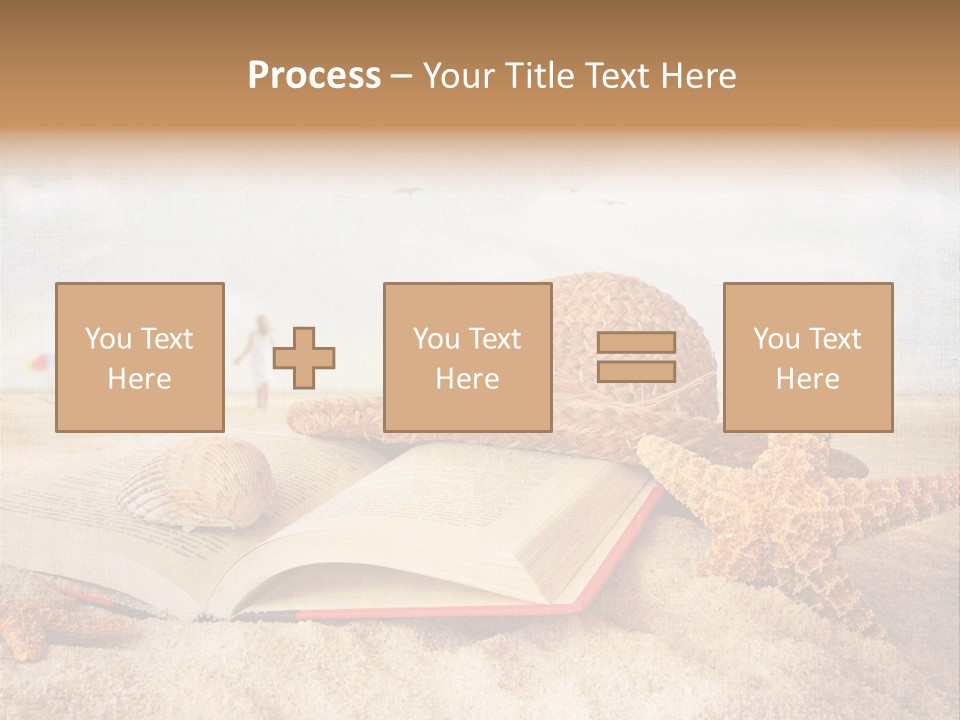 Page Straw Horizontal PowerPoint Template