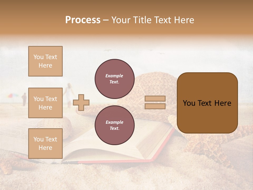 Page Straw Horizontal PowerPoint Template