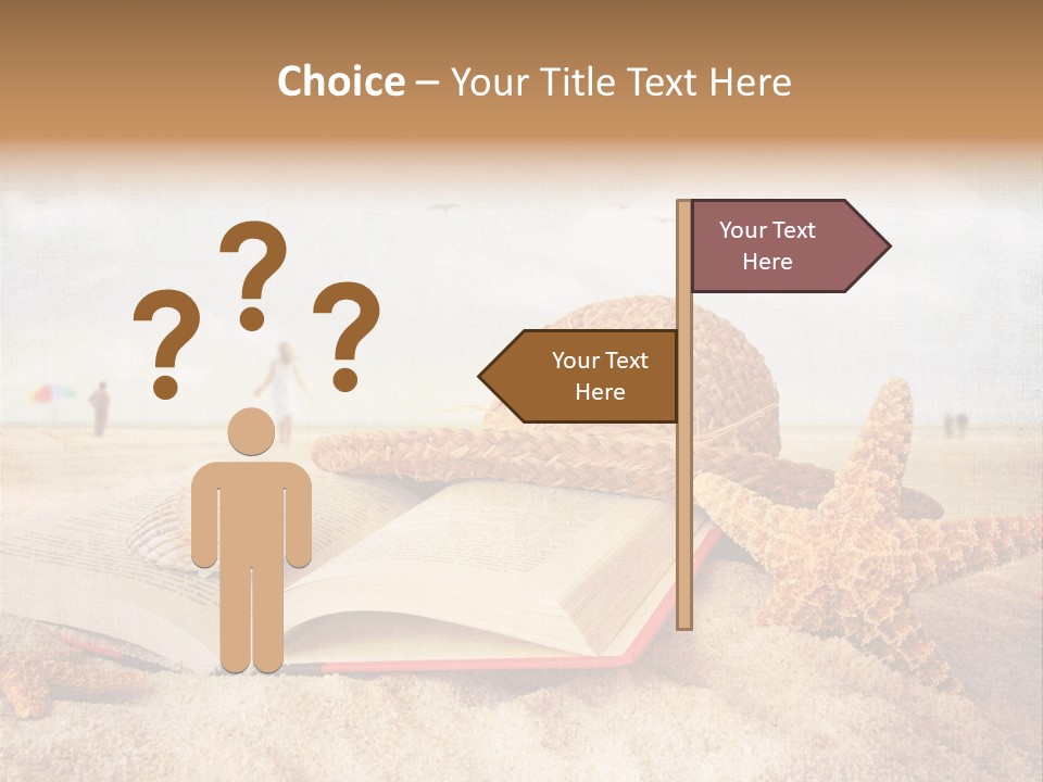 Page Straw Horizontal PowerPoint Template