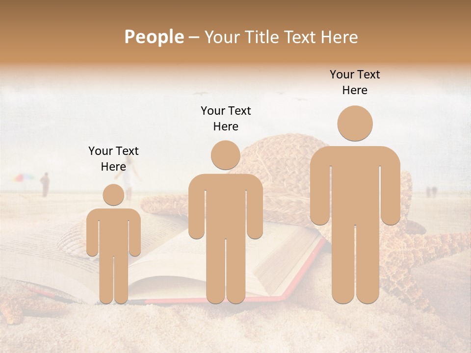 Page Straw Horizontal PowerPoint Template