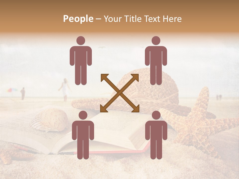 Page Straw Horizontal PowerPoint Template