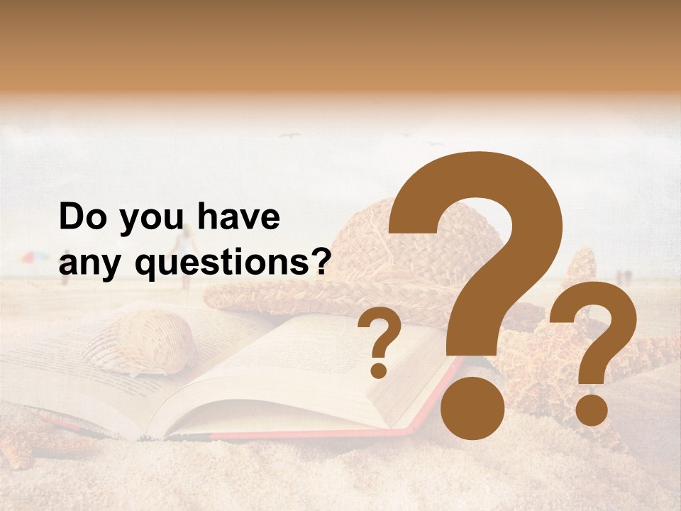 Page Straw Horizontal PowerPoint Template