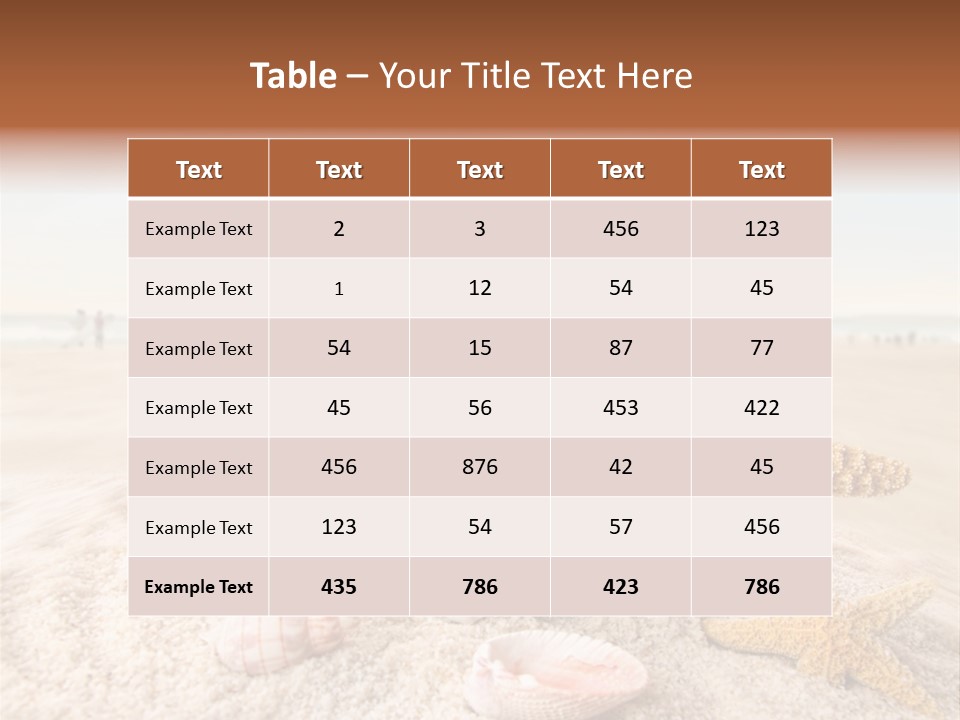 Tourism Season Tropical PowerPoint Template