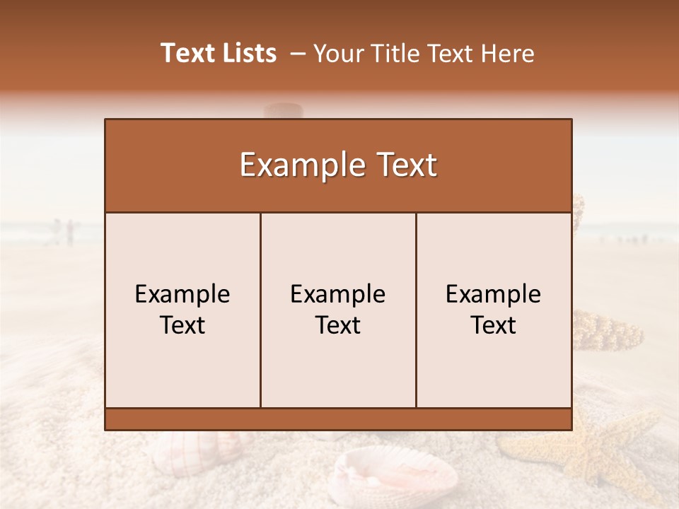 Tourism Season Tropical PowerPoint Template