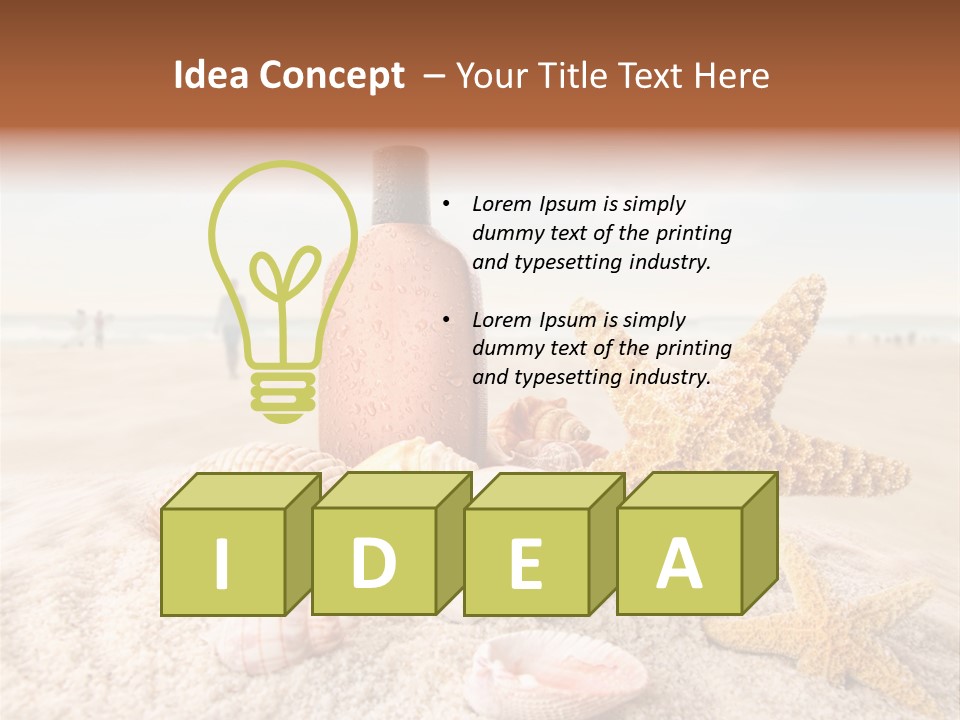 Tourism Season Tropical PowerPoint Template