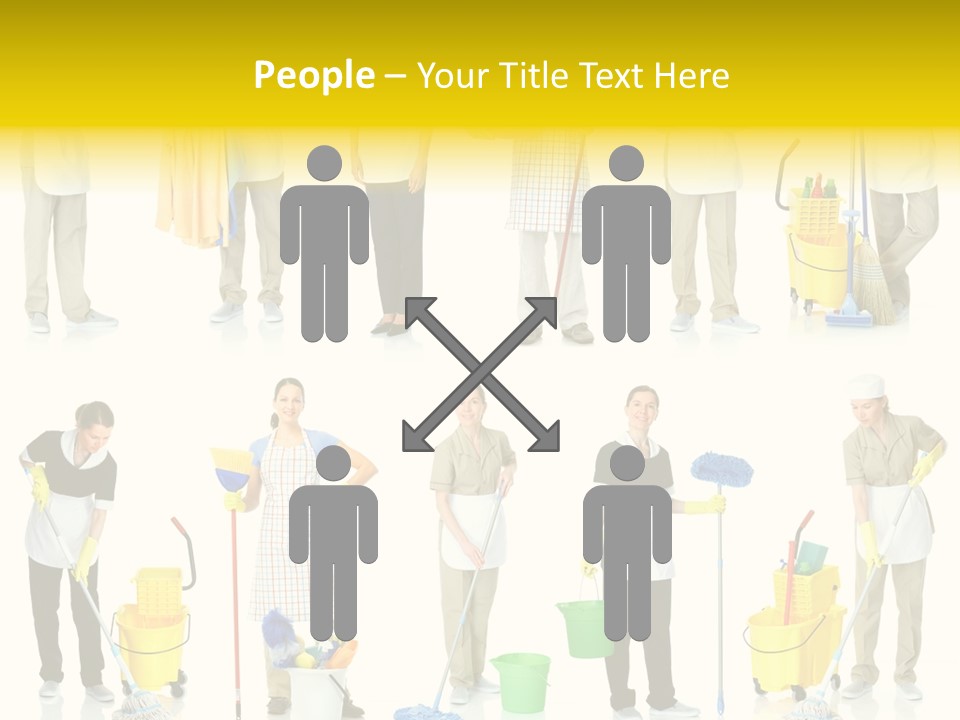 Casual Man Human PowerPoint Template