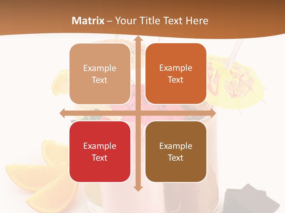 Smoothie Cocktail Yogurt PowerPoint Template