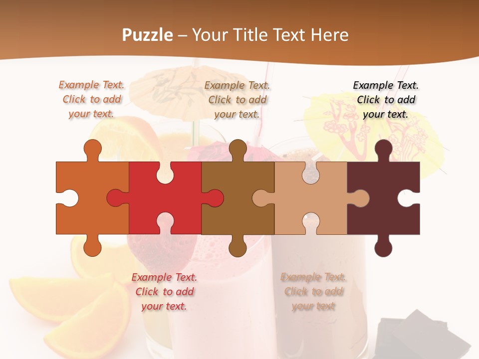 Smoothie Cocktail Yogurt PowerPoint Template