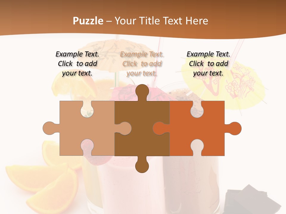 Smoothie Cocktail Yogurt PowerPoint Template