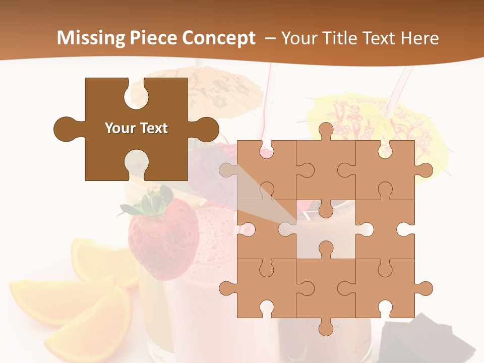 Smoothie Cocktail Yogurt PowerPoint Template