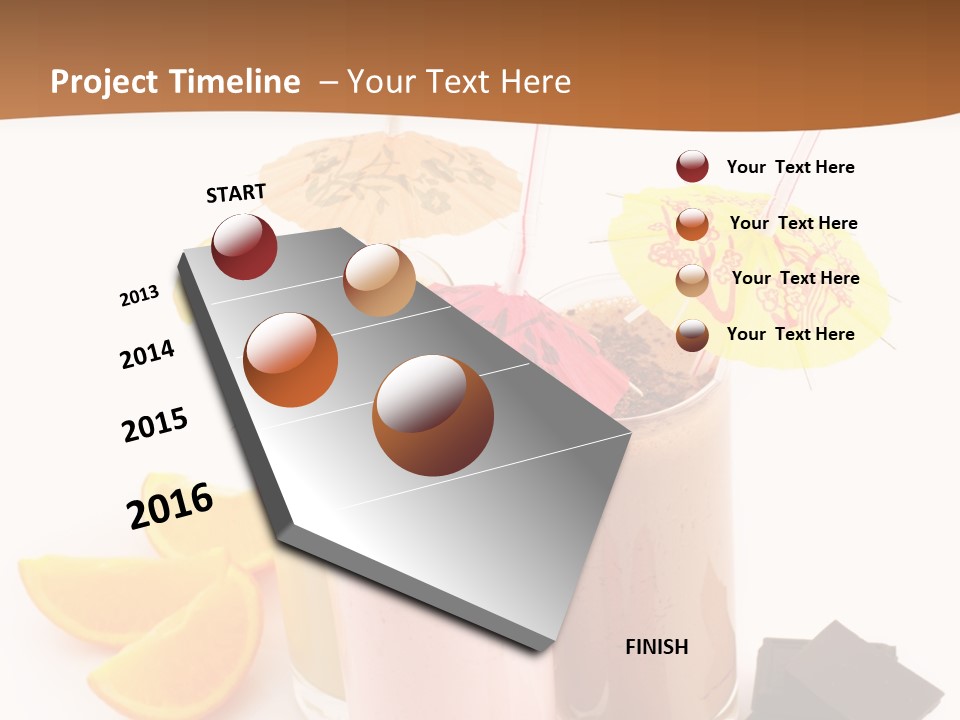 Smoothie Cocktail Yogurt PowerPoint Template