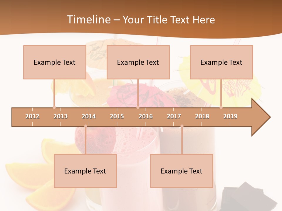 Smoothie Cocktail Yogurt PowerPoint Template