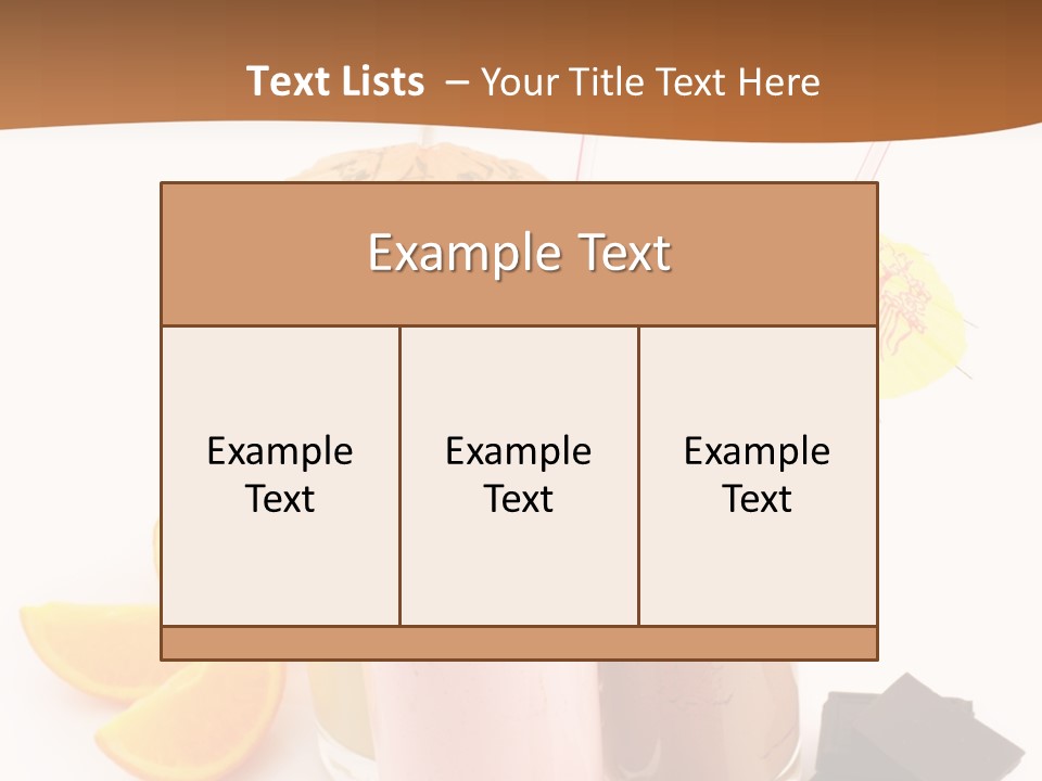Smoothie Cocktail Yogurt PowerPoint Template