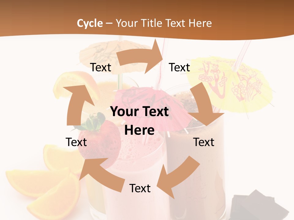 Smoothie Cocktail Yogurt PowerPoint Template