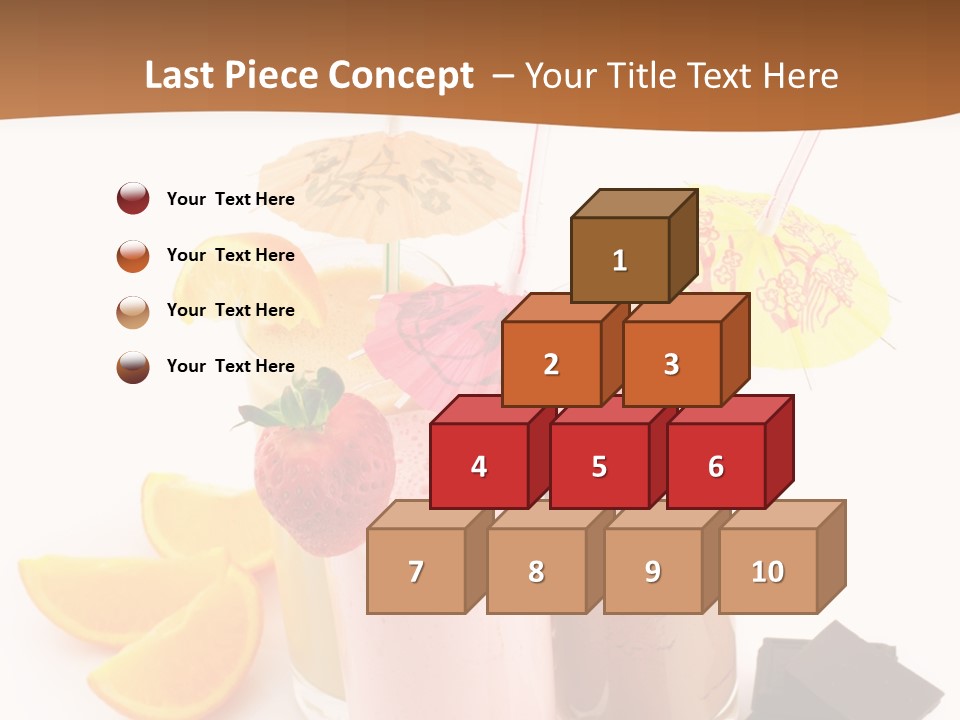 Smoothie Cocktail Yogurt PowerPoint Template