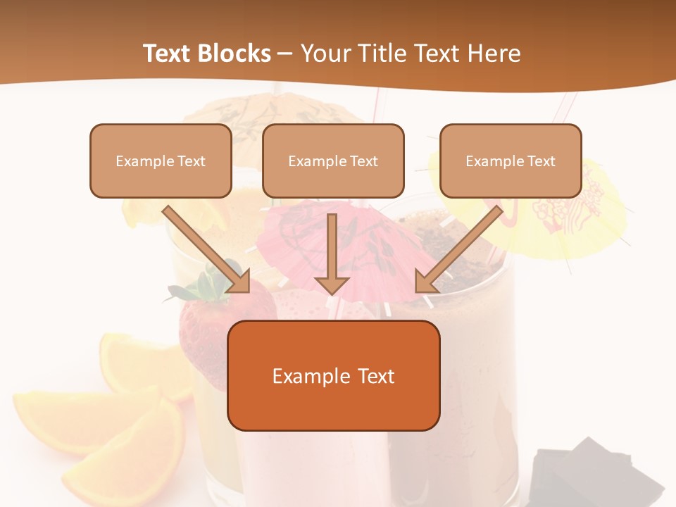 Smoothie Cocktail Yogurt PowerPoint Template