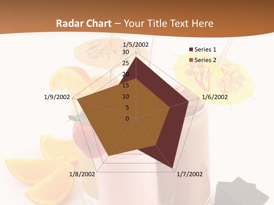 Smoothie Cocktail Yogurt PowerPoint Template