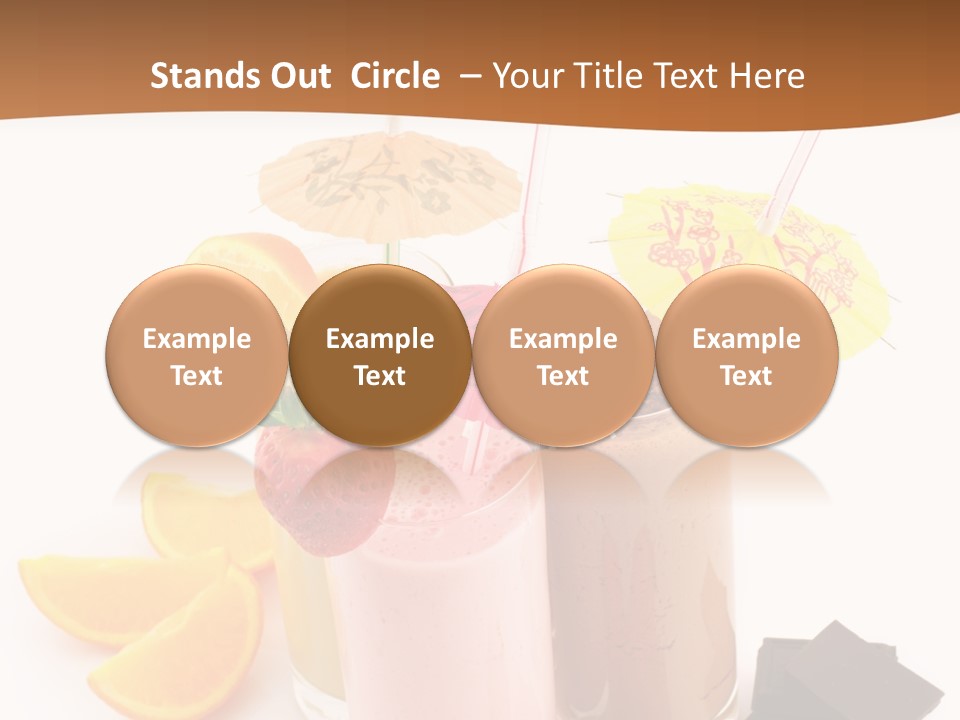 Smoothie Cocktail Yogurt PowerPoint Template