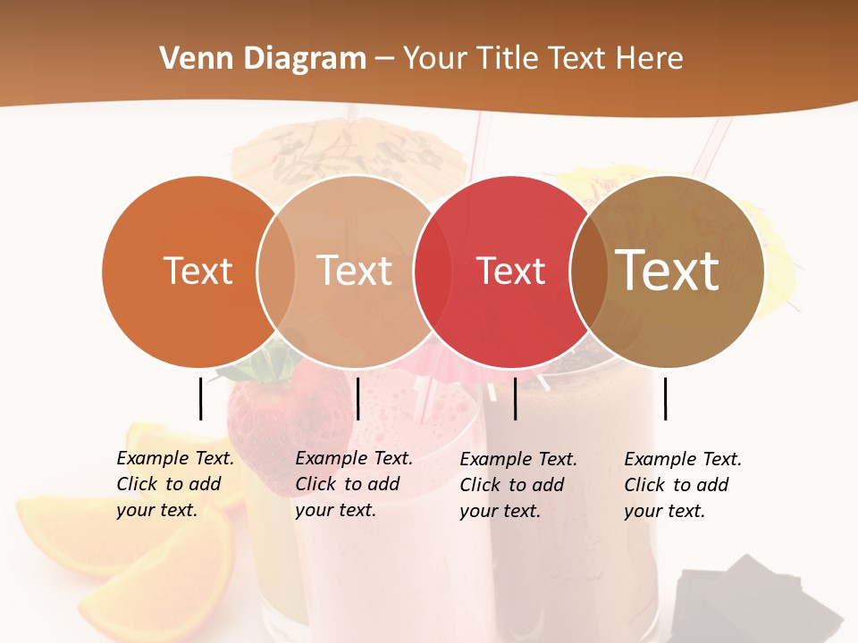 Smoothie Cocktail Yogurt PowerPoint Template