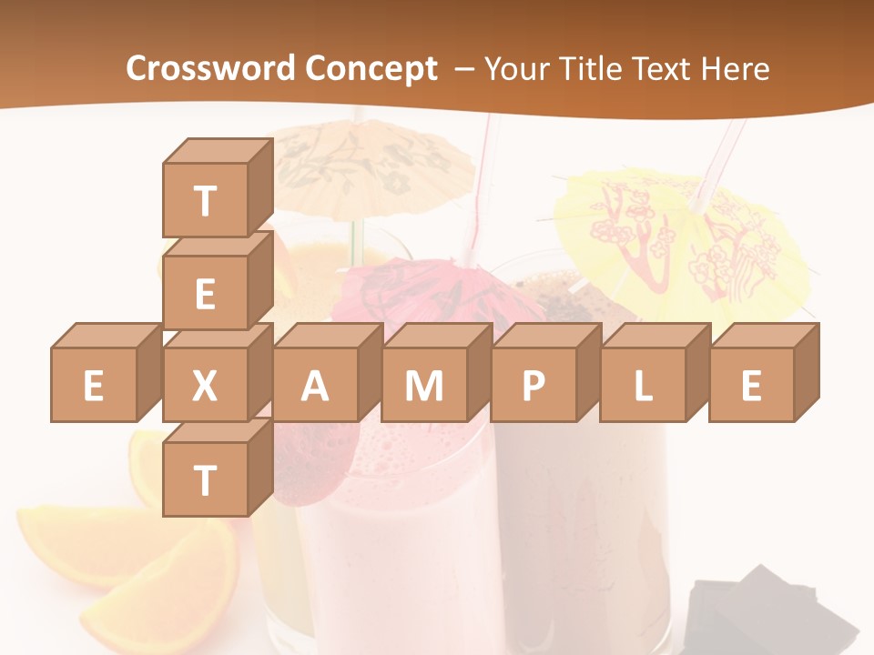 Smoothie Cocktail Yogurt PowerPoint Template