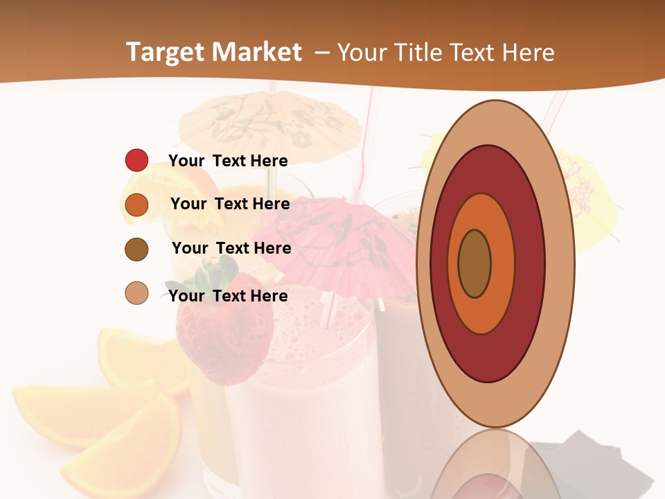 Smoothie Cocktail Yogurt PowerPoint Template