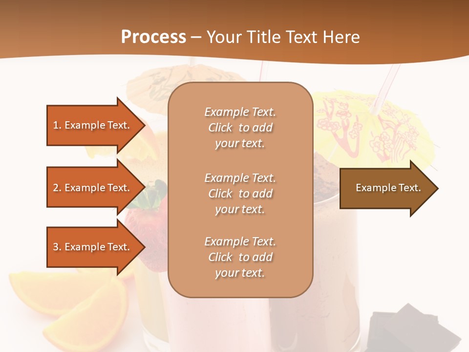 Smoothie Cocktail Yogurt PowerPoint Template